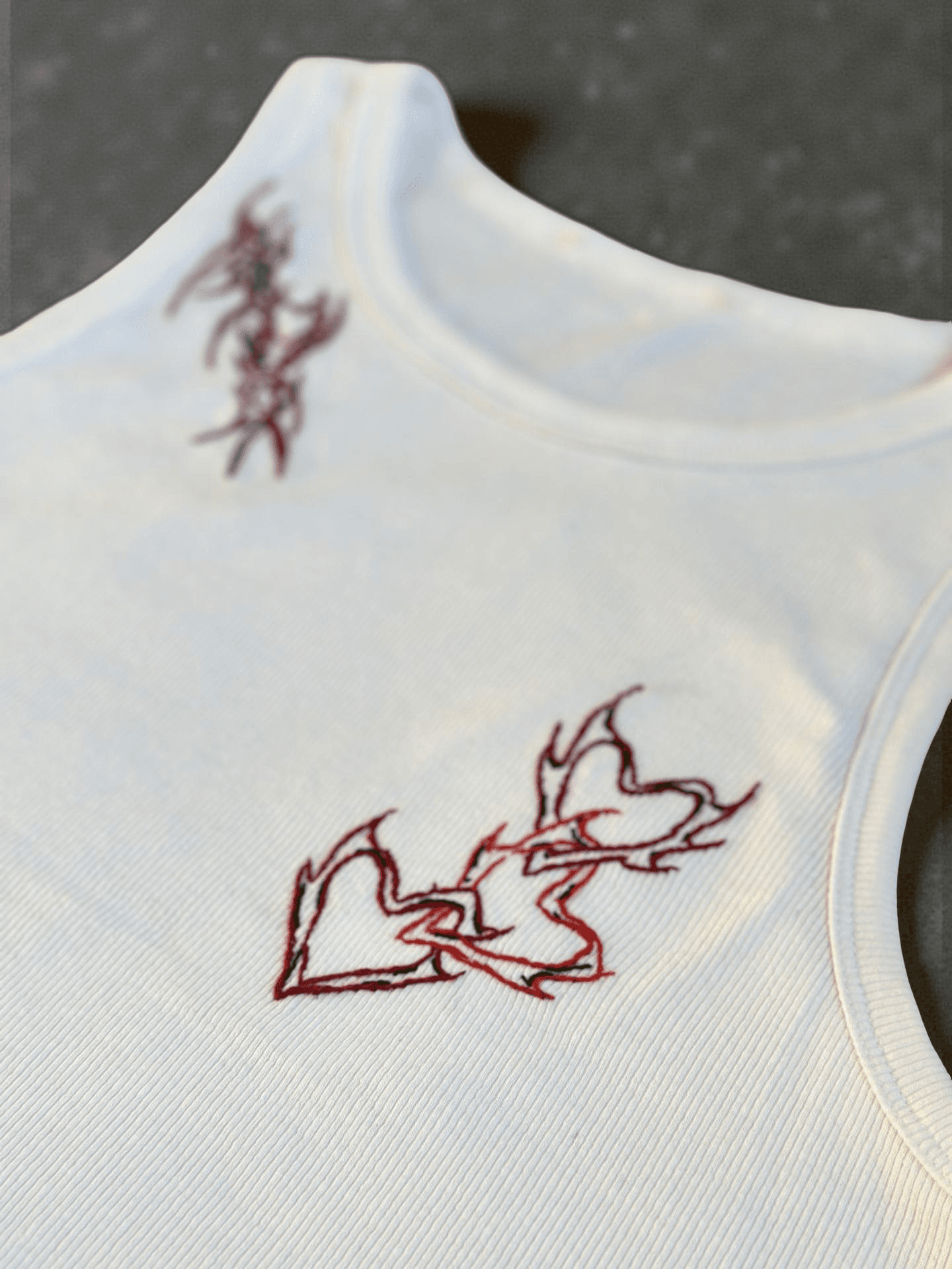 Thorny Hearts Crop Tank