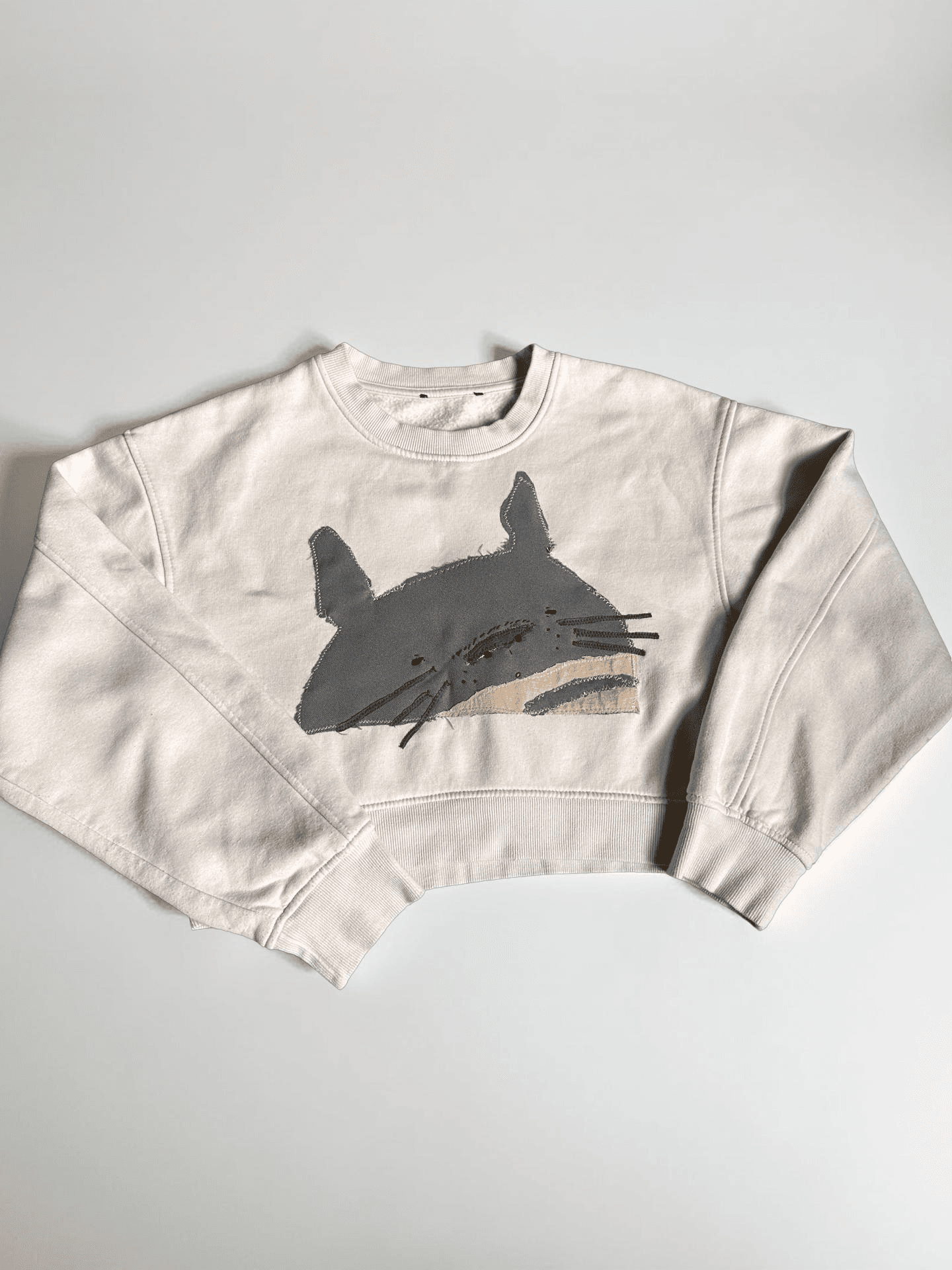 Totoro Embroidered Sweatshirt