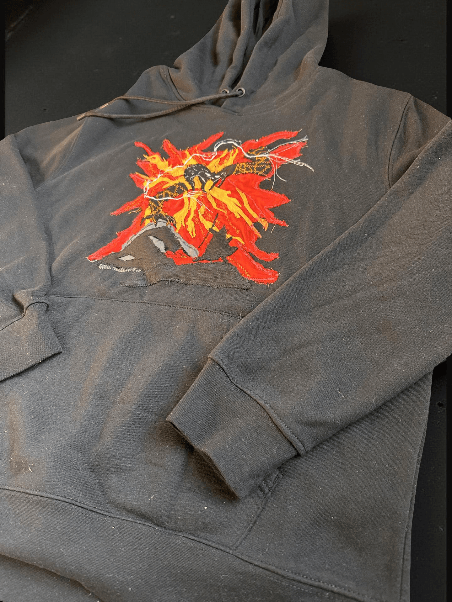 Anime Fire Warrior Hoodie 2