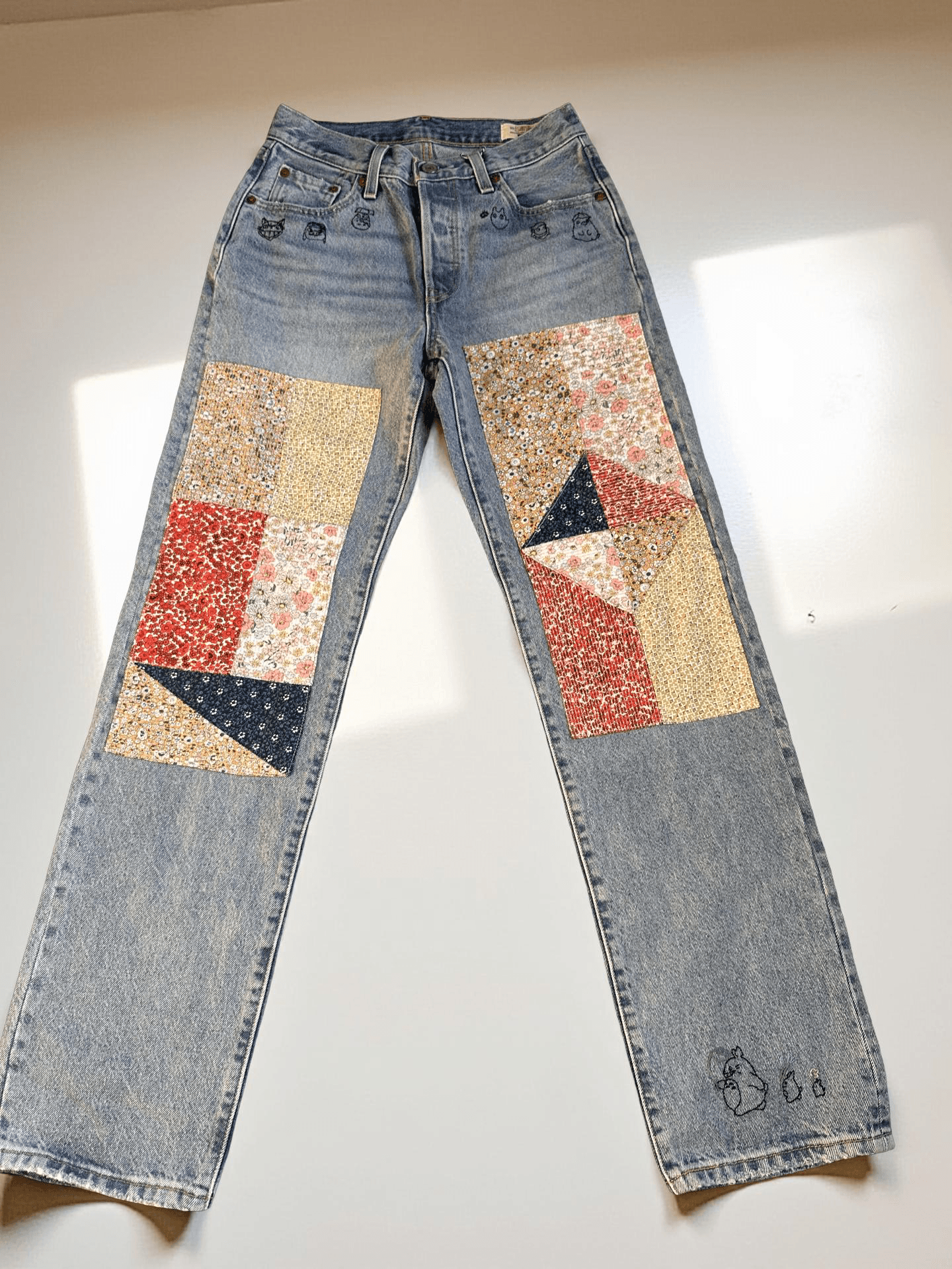 Patchwork Quilt Jeans