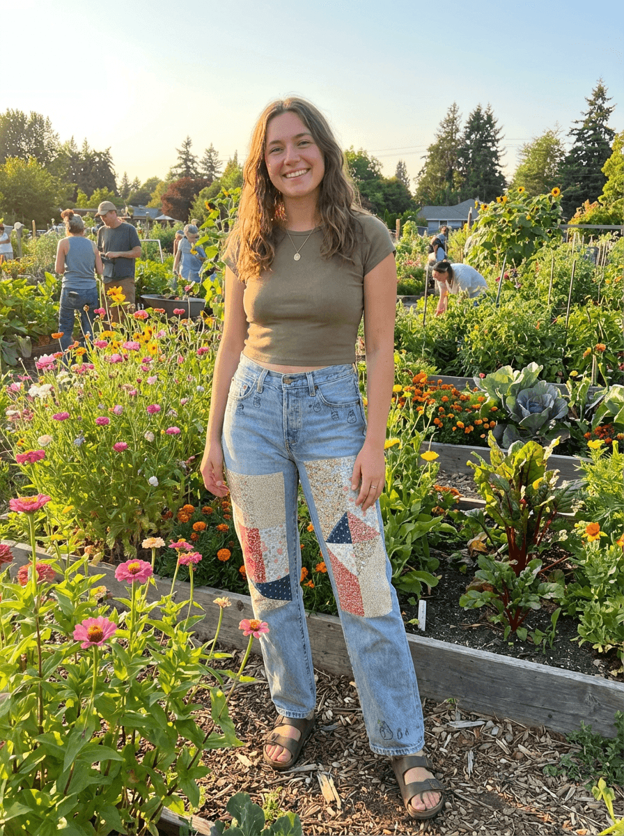 Patchwork Quilt Jeans 2