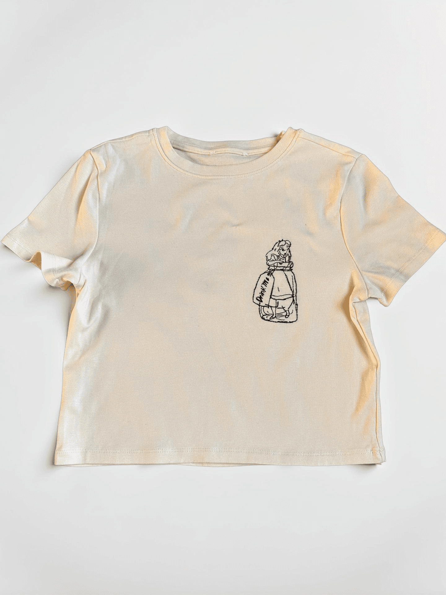Alice 'Drink Me' Tattoo style T-Shirt 2