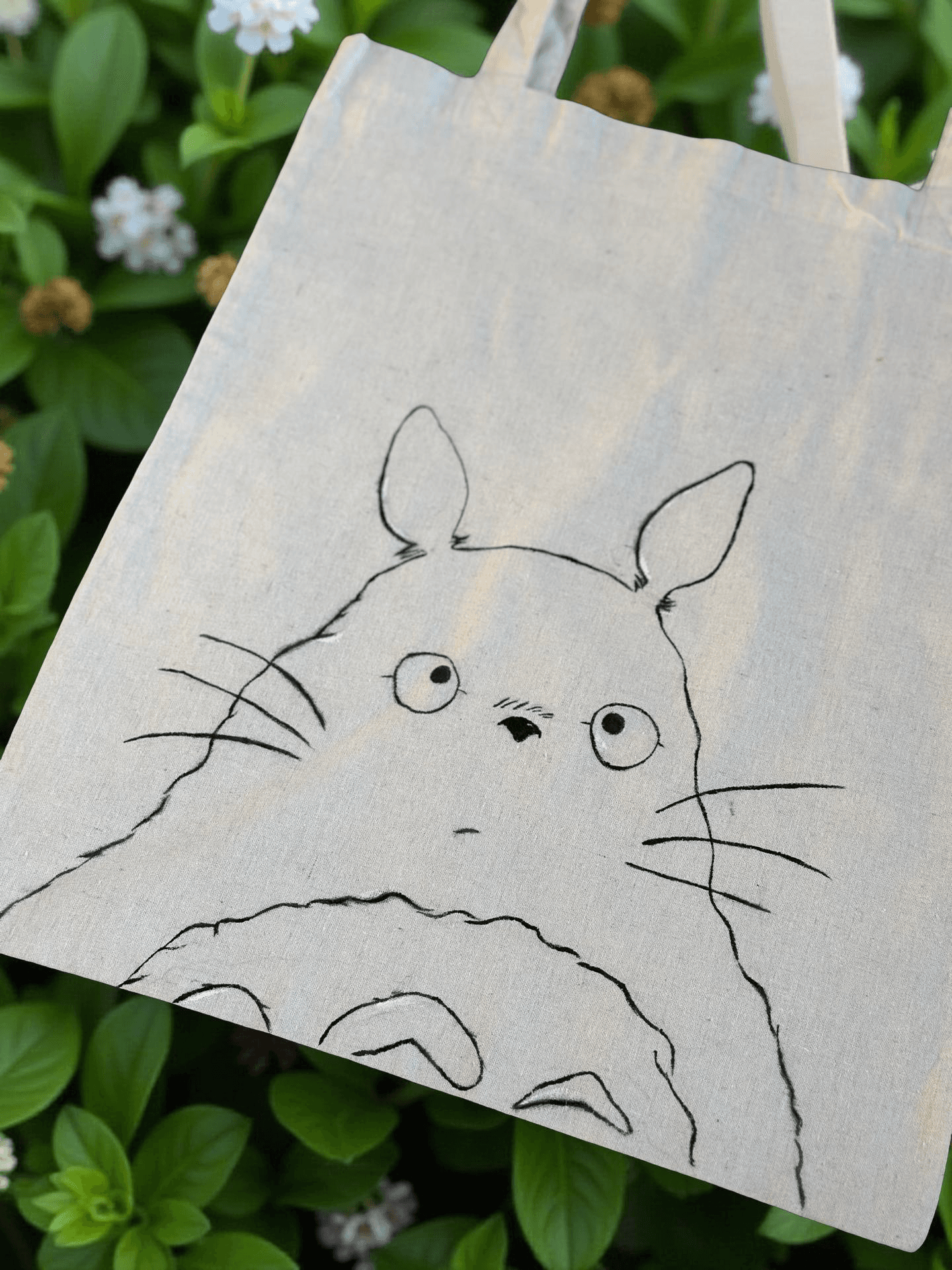 Totoro Canvas Tote