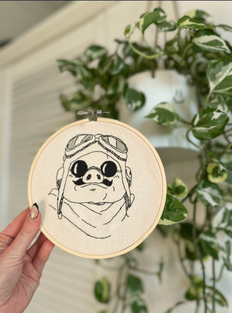 Porco Rosso inspired wall art